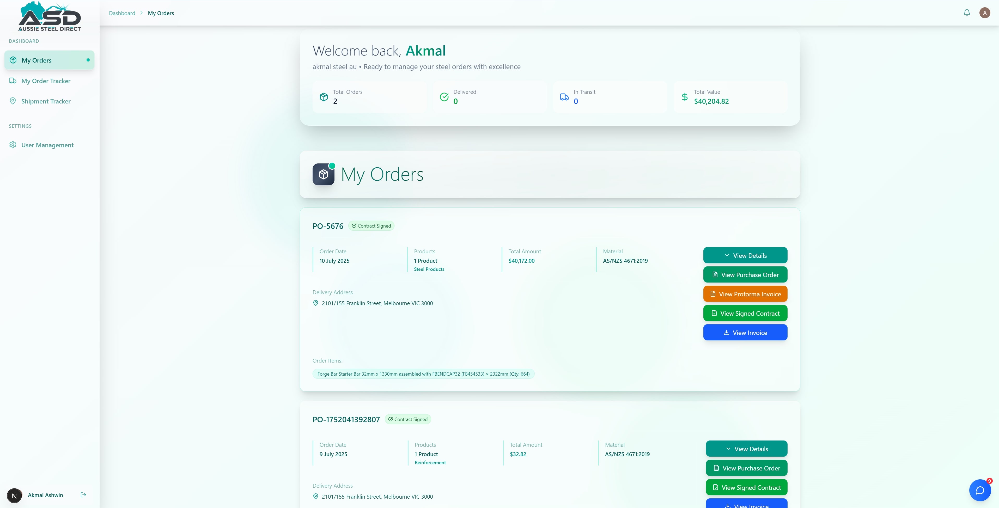 Dashboard